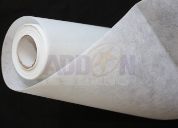 Roll of polyester non woven tear away